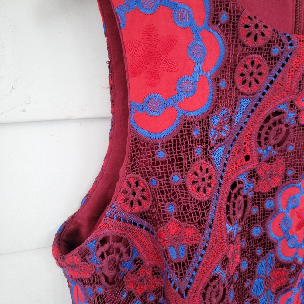 NWT Anthropologie Eva Franco Lace Sleeveless Cocktail Party Dress Sz 10 $230 - Picture 10 of 16